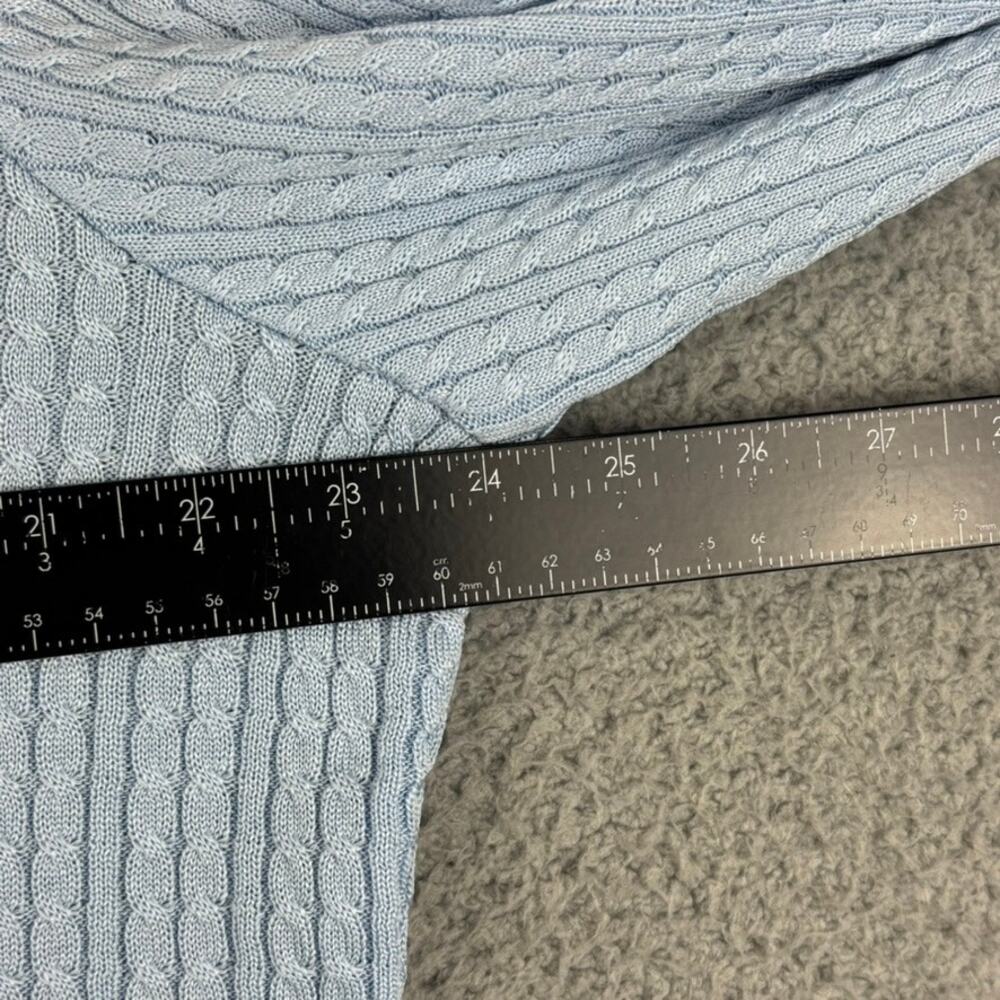 Misook Cardigan XL Santana Knit Blazer Minimalist Lightweight Office Career Blue - Picture 6 of 9